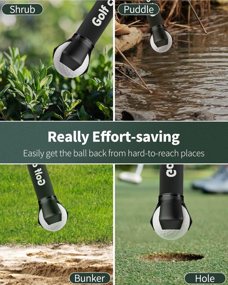 GreenHaven Golf Ball Retriever Grabber for Putters Golf Pick-up Portable Grip Sucker Tool Back Saver for Golfers，3-4 Pack - Image 4
